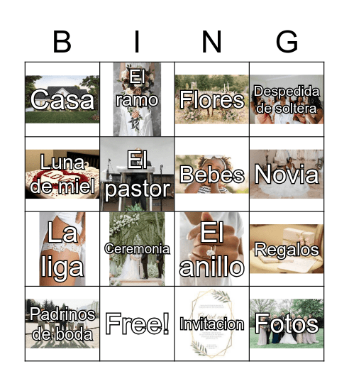 Ashley's Bachelorette Party Bingo Card