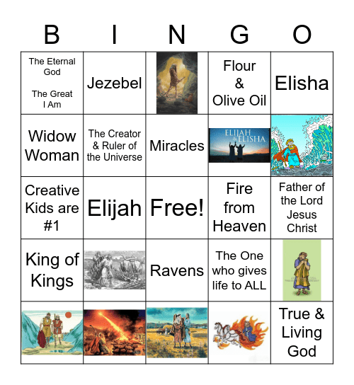 Prophets of the Lord Bingo Card