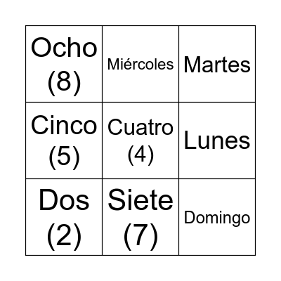Loteria Bingo Card