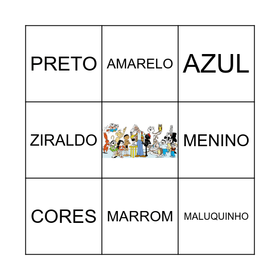 BINGO - ZIRALDO Bingo Card