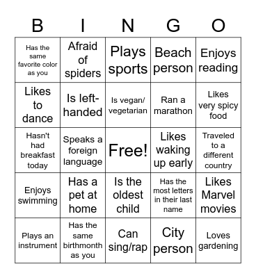 #FSStepOne Bingo Card