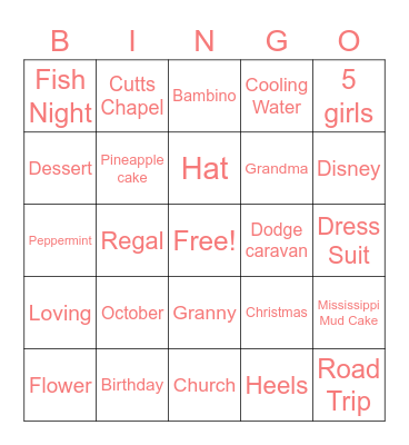 Happy Birthday Mother Royster! Bingo Card