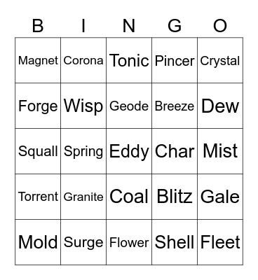 Voffko Round 2 (Djinn) Bingo Card