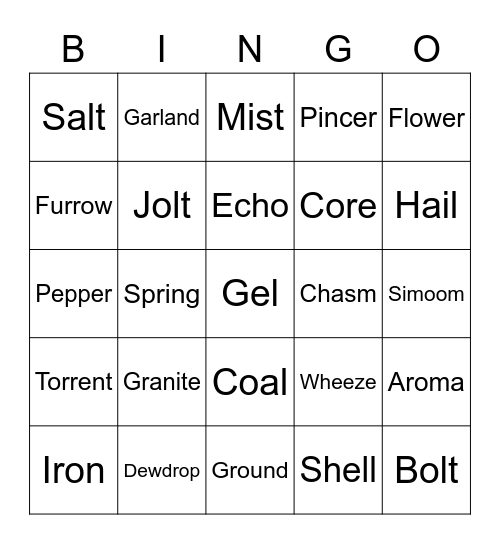 RainBoy Round 2 (Djinn) Bingo Card