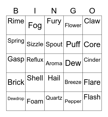 Mooncake round 2 [Djinn] Bingo Card