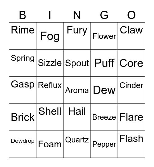Mooncake round 2 [Djinn] Bingo Card