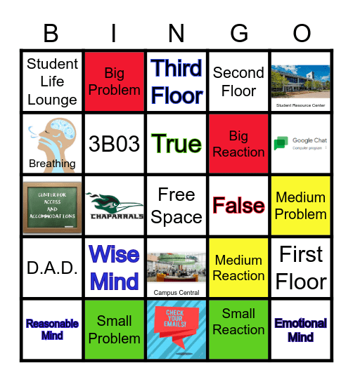 COD CONNECT BINGO Card