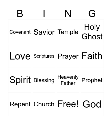 Conference Bingo Card