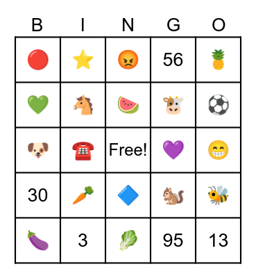 ENGLISH CLUB BINGO Card