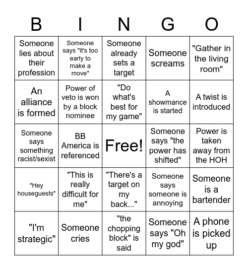 BB Canada Bingo (1.1) Bingo Card