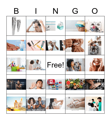 Hygiene Bingo Card