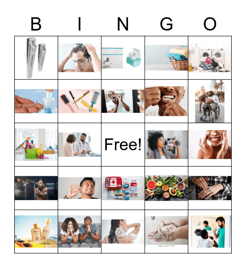 Hygiene Bingo Card