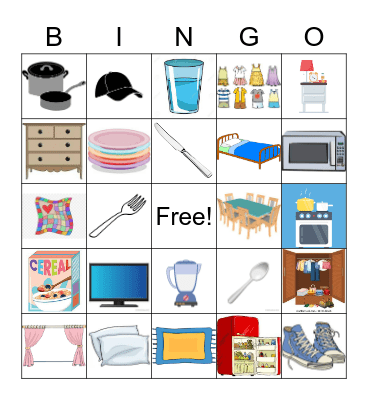 Home Bingo Card