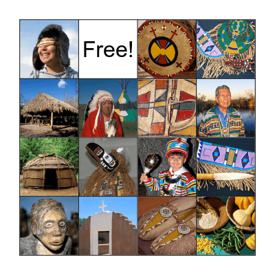 November - Indigenous People Month Bingo Card