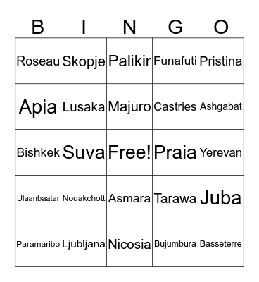 OBSCURE CAPITAL BINGO Card
