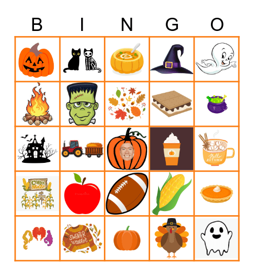 Fall Fun! Bingo Card