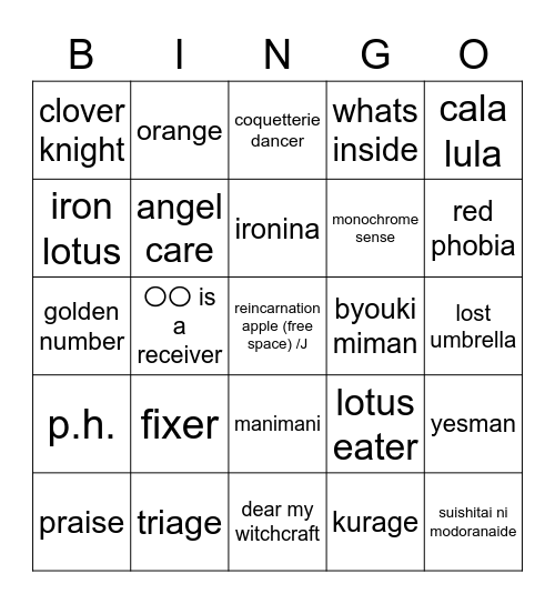 7Qi6HtaUHEduy3mpXLn8Wyy5J3#ZOYGF&ZoeB40M4@cd$qGhWi Bingo Card