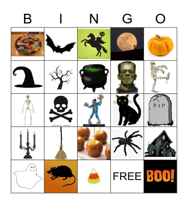 Halloween Bingo Card