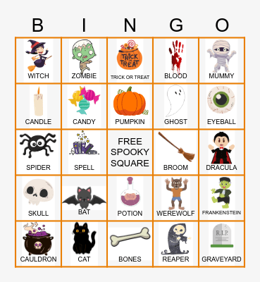HALLOWEEN BINGO Card