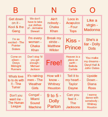 Ronde 1 Bingo Card