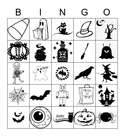 Buena Vista Boo Bingo Card