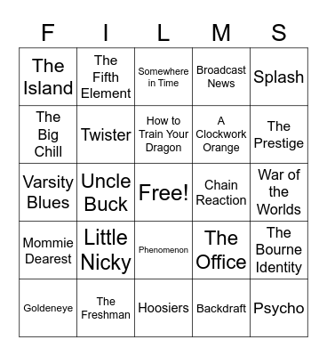 Movies_10082022 Bingo Card