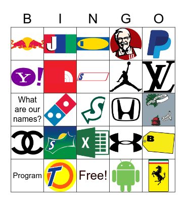 LOGO Bingo! Bingo Card