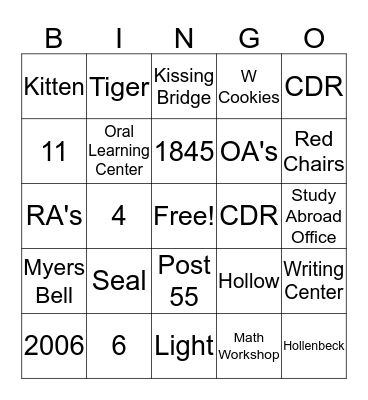 Boo-ingo Bingo Card