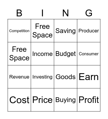 American Enterprise Review Bingo Card