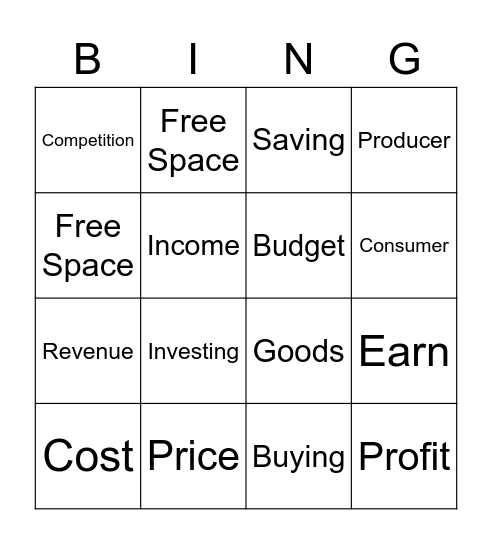 American Enterprise Review Bingo Card