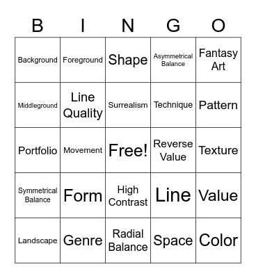Unit 1 & 2 Vocab Review Bingo Card