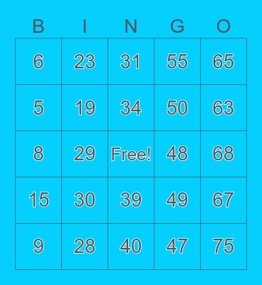 L@WW 2022 Bingo Card