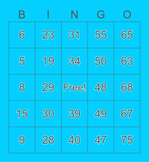 L@WW 2022 Bingo Card