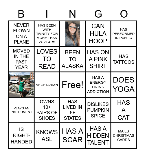 TRINITY SUPPORT SERVICES Bingo Card