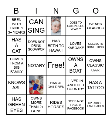 TRINTIY SUPPORT SERVICES Bingo Card