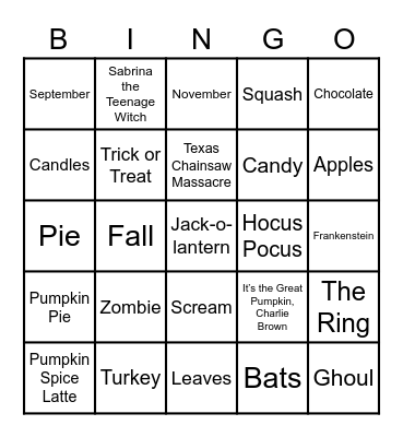 ACB Spooky Bingo Card