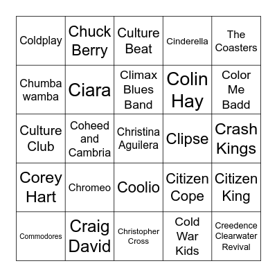 C2 Bingo Card