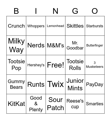 Cab halloween #4 Bingo Card