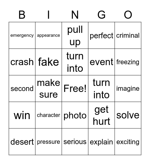 Just thinking Bingo Card