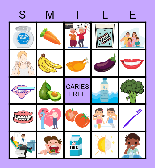 DENTAL BINGO Card