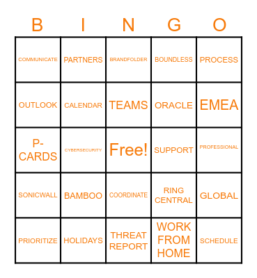 SONICWALL EA BINGO Card