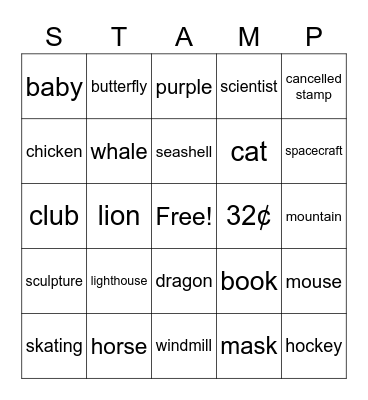 STAMP / BINGO Card