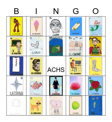 Art History Bingo Card