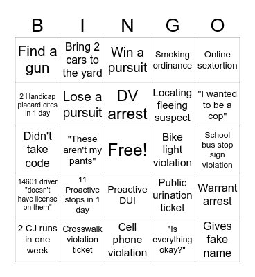 A-Team Watch 3 Bingo Card