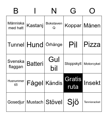 Fotobingo Card