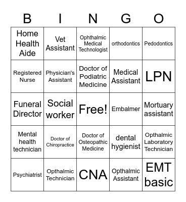 Chapter 3 part 1 Bingo Card