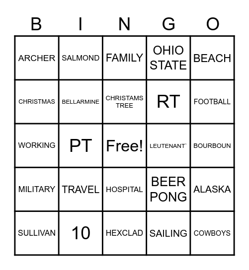 KNOW THE COUPLE Bingo Card