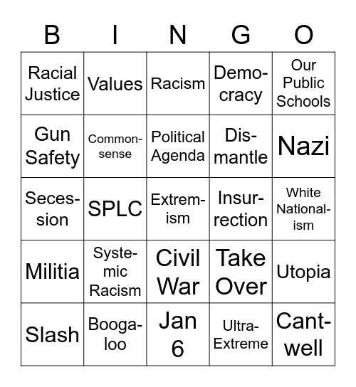 Progressive Attack on FSP Bingo Card