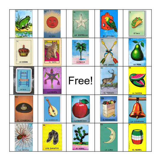 LAN LOTERIA Bingo Card