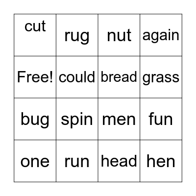 Daniela Unite 2 Week 2 Bingo Card